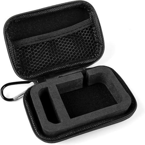 YINYOO CCZ ZC02 Funda para in Ear Monitor, con mosquetón, Bolsa de Almacenamiento de Viaje de EVA para CCA CRA, SE215, Moon-Drop CHU, CCZ Melody, KBEAR KS1, Tang-zu Wan'er, iems
