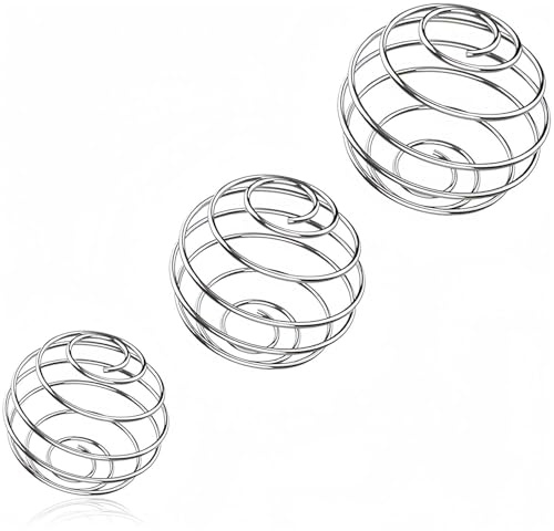 3 bolas de acero inoxidable para batidos de proteínas y nutrición deportiva, ideales para fitness y bebidas de