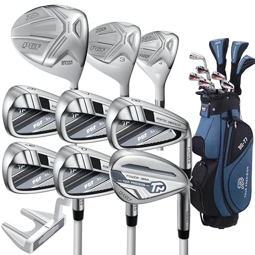 PGF Labs Women's Gold TP BG-77 Complete Golf Club Package Set [14-Pieces][Flex: Regular][Hand: Right] [Length: Petite]
