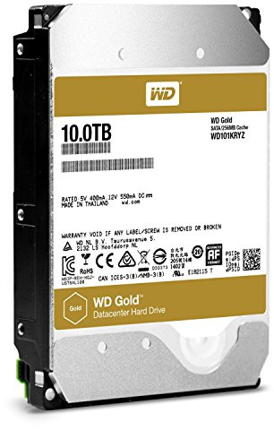 WD Gold 10TB Enterprise Class Hard Disk Drive - 7200 RPM Class SATA 6 Gb/s 128MB Cache 3.5 Inch - WD101KRYZ