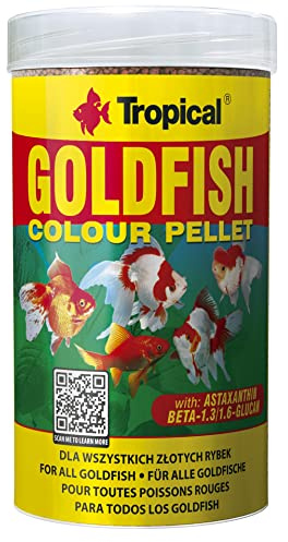 Goldfish Color 250ml / 90g - Nourriture pour Tous Les Poissons Rouges, granulés