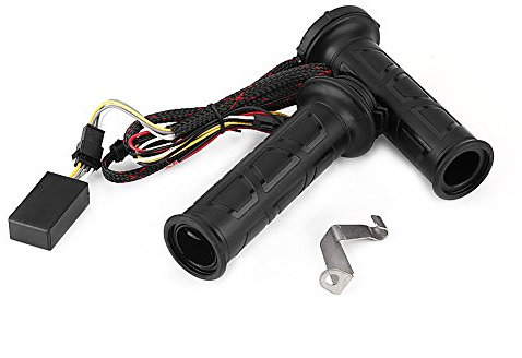Motorrad Heizgriff, 1-Paar 22 mm (7/8 Zoll) Elektrische Heizgriffe, Geeignet für Motorrad ATV, Geeignet für Motorräder oder Mountainbikes mit Einem Lenkerdurchmesser von 22 mm (6/8 Zoll)