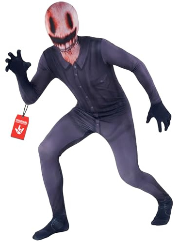 Morph kostymer monster, barn, leende monster kostym, barn monster kostym, The Smiler monster Halloween, halloween kostym, barn, halloween kostym barn, storlek M, L