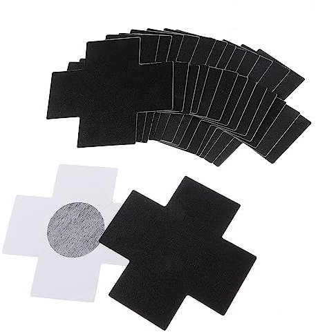 Mabor Black Nipple Covers, 10Pairs Nipple Covers for women Black Breast Petals for Comfortable and Stylish Coverage