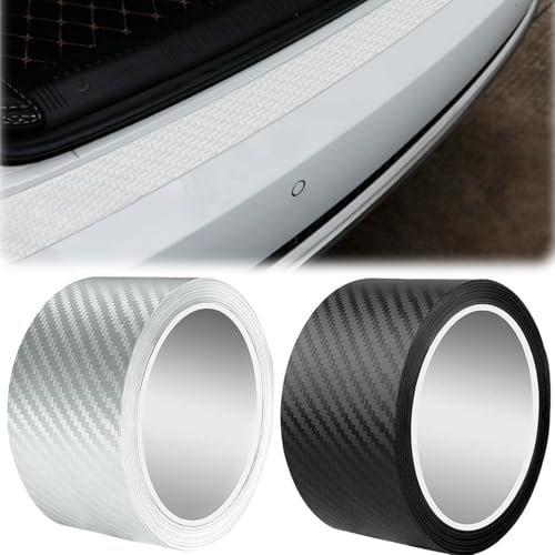 Lackschutzfolie Auto,Auto Ladekantenschutz Folie,Auto Einstiegsleisten Schutz Aufkleber,Kantenschutz Folie Selbstklebend Schutzfolie Auto,Universal Lackschutzfolie für Auto Fahrrad Motorrad