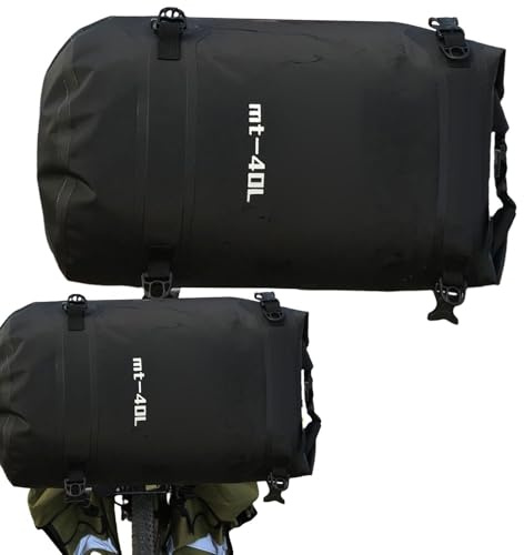 Motorcykelväska 40 Liter Vattentät Organizer För Bagage | Motorcykelväska För Motorcykel Resor Outdoor Skyddsutrustning Verktyg Packning
