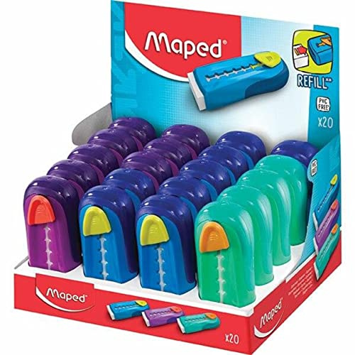 Maped - Gomme de couleur aléatoire - Vendu à l'unité
