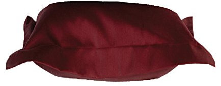 Curt Bauer Mako Satin Uni Nackenrollenbezug 15x40 (rubin)