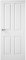 Premdor 12611 4 Panel Textured Interior Door, 762x1981x35mm