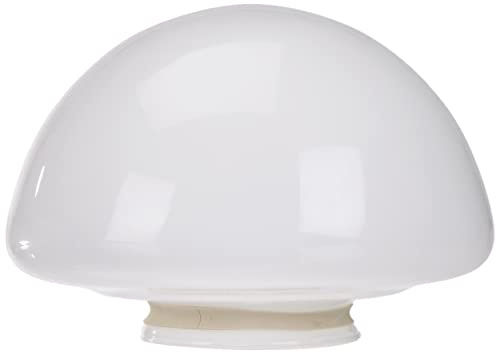 Westinghouse Lighting 8704940 Lampenschirm 6,6 cm aus Opalglas, Pilzform, weiß, 17.5 x 17.5 x 12.6 cm