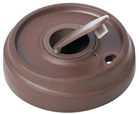 Maxwell & Williams Ersatzdeckel Kaffeebecher BambooCup Bambus Schraubverschluss Deckel (Kaffee Becher) als Ersatz / 9,5 x 9,5 x 2,2 cm (braun)