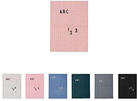 Design Letters Letterboard A4 Nude | Stecktafel 29x21 cm | Memoboard | Filz-Buchstabentafel zur Dekoration | Message Board für zimmer deko, büro deko, Wanddeko | Stecktafel Buchstaben | Memotafel