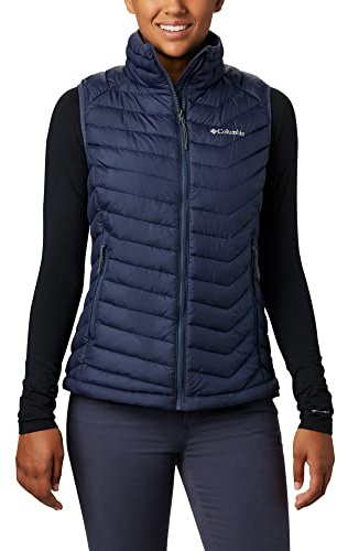 Columbia Powder Lite Vest Chaleco Acolchado, Nocturnal, S Mujer
