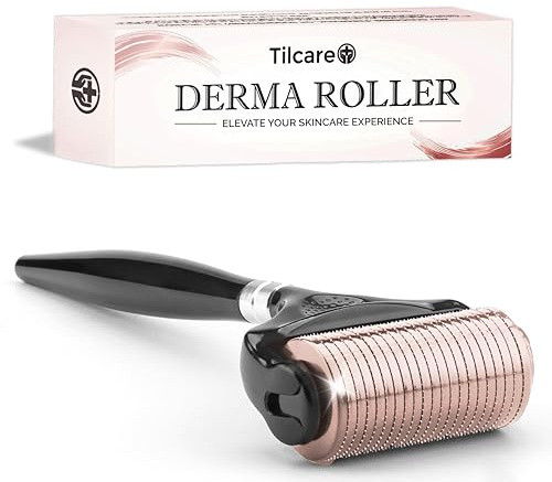 Ultrabreiter Derma roller für das Gesicht – Microneedling-Kit für Zuhause, 0,25 mm Mikronadel-Roller zur Hautpflege, besser als ein Microneedling-Pen/Derma Pen