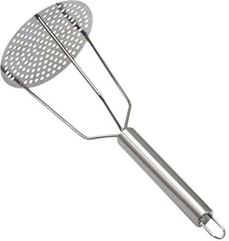 Presse Purée, Ecrase Terre en Acier Inoxydable, Presse Purée Manuel en INOX, Presse Purée pour Aliments pour Bébés, Presse Puree Terre Et Fruits