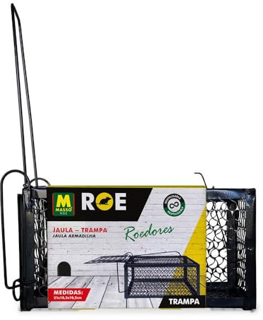 Massó Roe 231703 gnagare fälla svart 20 x 10,5 x 10,5 cm