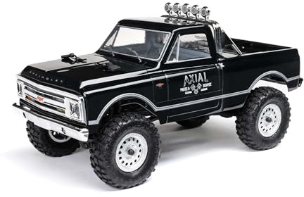 Axial 1/24 SCX24 1967 Chevrolet C10 4 Wheel Drive Truck RTR Black AXI00001V2T4 Car