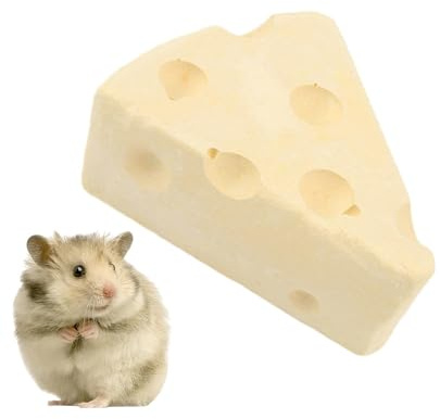 Ostformade tuggklossar, ostformade tuggleksaker, hälsosamma tuggleksaker | Mineraltandande molarleksaker för ekorre, gerbil, djur