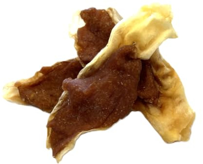 Meaty Snacks Rabbit Ears with Chicken 100g 100% Natural Low Fat Dog Treats and Training Aid
