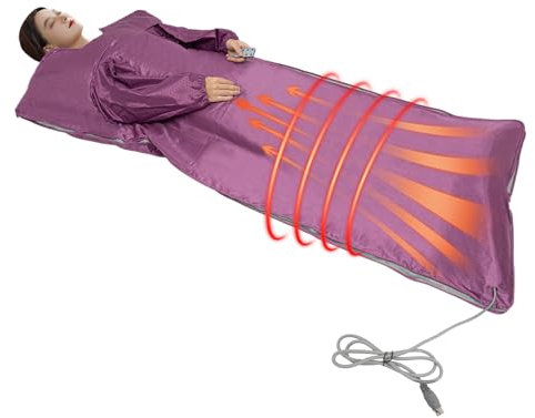 Portable Infrared Sauna Blanket, 35-80°C 650W 1.8m*80cm Home Relaxation Detoxification