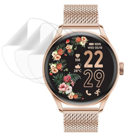 5 Pièces Protection Écran pour Ice Watch - Ice smart 2.0 (1,20 inches) film - sans Bulles hydrogel-protection montre Haute Définition Supérieure Transparent Doux TPU Film Protection ecran