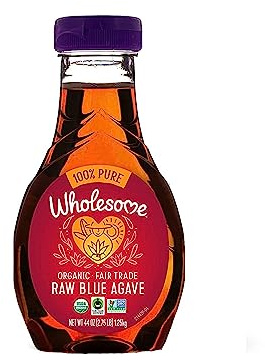 Wholesome Sweeteners, Inc., Organic Raw Blue Agave, Amber, 44 oz (1.25 kg)