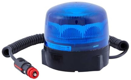 HELLA 2RL 010 979-121 LED-Luz de identificación omnidireccional - RotaLED - 12/24V - azul - Sujeción por magneto - Cable: 600mm
