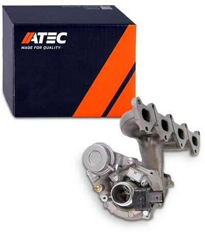 ATEC Germany 1x Turbocompressore incl. collettore di scarico, contenitore di vuoto e valvola di deviazione dell'aria,
