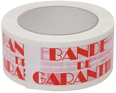 UNIVERS GRAPHIQUE 12 Rouleaux Adhésif BANDE DE GARANTIE - 48 X 100 MÈTRES- (34% de plus que les 66 mètres) ruban adhésif de haute qualité idéal pour expédition marque référence UGRADBD