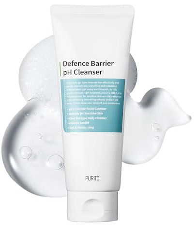 PURITO Verteidigungsbarriere Ph Cleanser 150ml5.1 fl.oz Empfindliche Haut, Ölkontrolle, Porenreinigung, Erfrischend, Niedriger pH-Wert 5,5, Sanfte Reinigung, Leicht