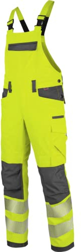 WÜRTH MODYF Warnschutz Arbeitslatzhose Neon EN 20471 2 gelb anthrazit - Größe 27