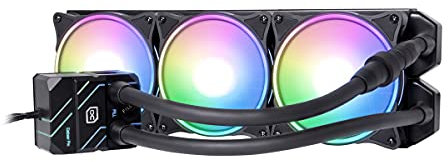 Alphacool Eisbaer Pro Aurora 360 Processor All-in-one Liquid Cooler 12 cm Black White 1 pc(s)