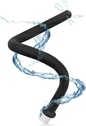 BDSMLOVE 43cm Analdusche für Analverkehr,Klistier mit 4 Löcher,Analdusche für Frau,Analdusche für Herr,Einlauf zur Darmreinigung,Douche Silikon,Intimdusche,Anal Dusche,Vaginaldusche