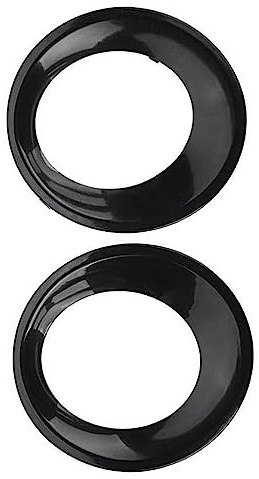 MASO 2 coperture per fendinebbia, Compatibile con BMW X3 E83 LCI 2007-2010, codice articolo 51113423789, 3423789, 51113423790, 3423790, nero