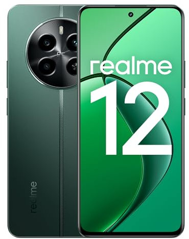 realme Smartphone 12 4G 8+256 GB, SUPERVOOC de 67 W, Procesador Snapdragon 685, Pantalla AMOLED ultrafluida de 120 Hz, Cámara Sony LYT-600 OIS, Gran batería de 5000 mAh, Pioneer Green(no Adapter)
