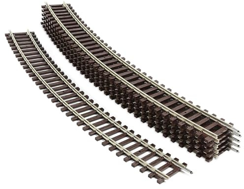 Evemodel Traccia H0 1:87 codice 100 19 modello raggio curva pista rame nichel binario paesaggistica (6/Pkg)