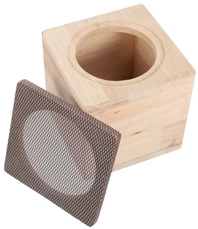 OUNONA Car Audio Wooden Box for 4 Inch Speakers, Sturdy Wood Speaker Enclosure Minimizing Vibrations with Easy Installation, for Car Audio Systems and Long Road Trips