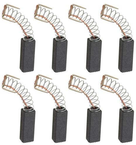 Create idea Lot de 8 Balais de Charbon pour Moteur électrique 20 X 7 X 6 Mm Compatible avec Les Scies Circulaires Les Dépoussiéreurs Et Les Perceuses