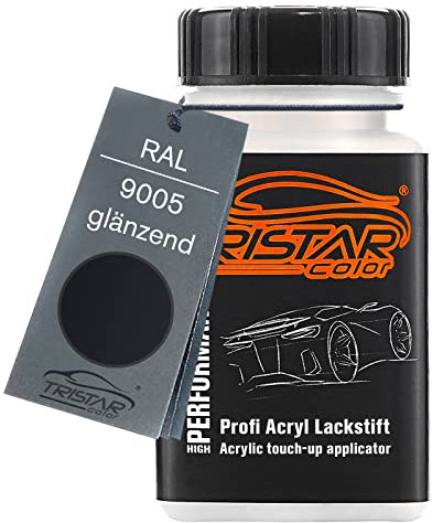 TRISTARcolor RAL 9005 Tiefschwarz glänzend Lackstift 50 ml schnelltrocknend