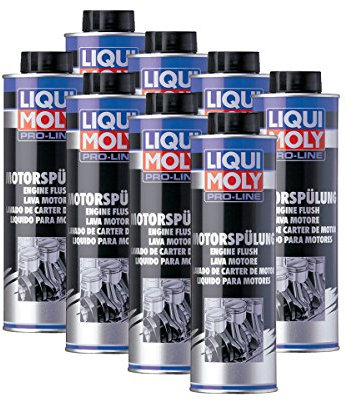 8x LIQUI MOLY 2427 Pro-Line Motorspülung MotorReiniger Öl Additiv 500ml