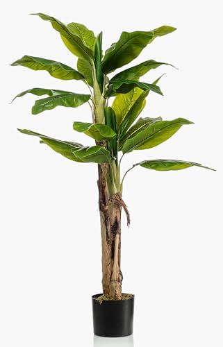 artplants.de Konstgjord bananträd Duo ENTRIN, 140 cm