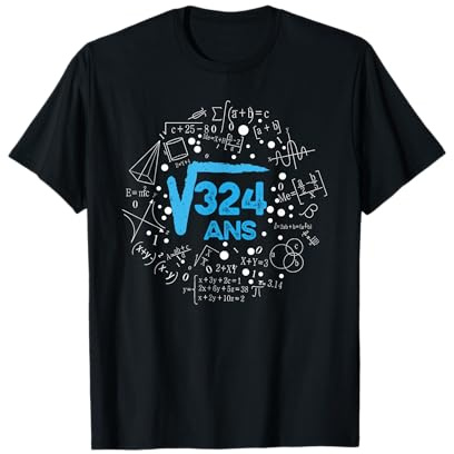 18e anniversaire 18 ans calcul mathématique cadeau T-Shirt
