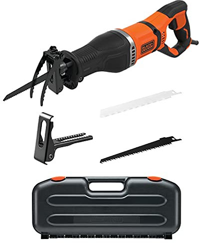 BLACK+DECKER BES301K-QS Sega a Gattuccio in Valigetta, 750 W