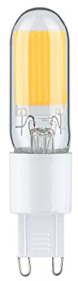 Paulmann 28809 LED Lampe Stiftsockel 1er-Pack G9 230V 250lm 2,5W 2700K Klar Lampen Glas Leuchtmittel