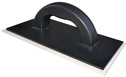 AERZETIX - C54533 - Llana de acabado con fieltro blanco - 280x140x5mm - manija en plástico - talocha para albañilería estuco