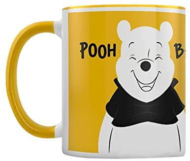 Winnie the Pooh - Cup interior design in two colours faces (one size) (yellow, white)