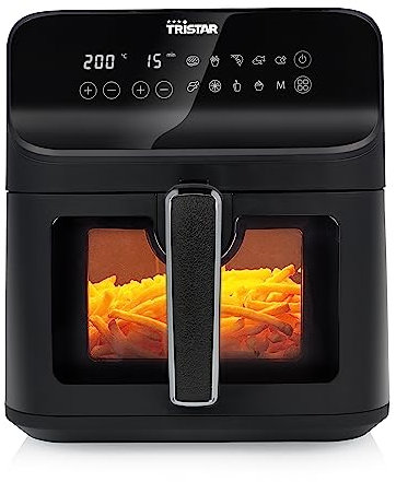 Tristar airfryer numérique FR-9037-6,2 L - 1,5 kg de frites - Avec hublot