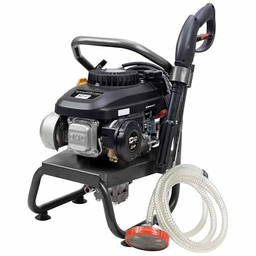 SIP TEMPEST CW-P 145AX Petrol Pressure Washer, 3.2hp 145 bar 420L/h Portable Jet Wash with 7.5m Hose
