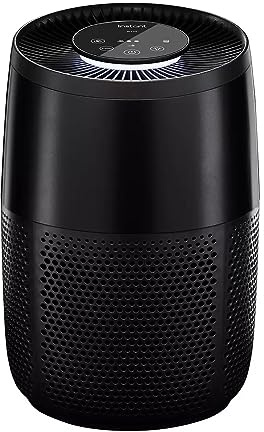 Avilia Purificatore Ionizzatore d'Aria - Respira Aria Fresca e Salutare - Elimina 99,9% Batteri, Ottimo per Allergie e Inquinamento (Nero)
