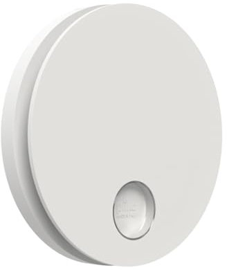 plikc Aspiratore da parete ad aspirazione assiale serie Ario con speciale membrana in Mylar anti ritorno dell'aria esterna - 100% MADE IN ITALY (Foro Ø 148, BIANCO)